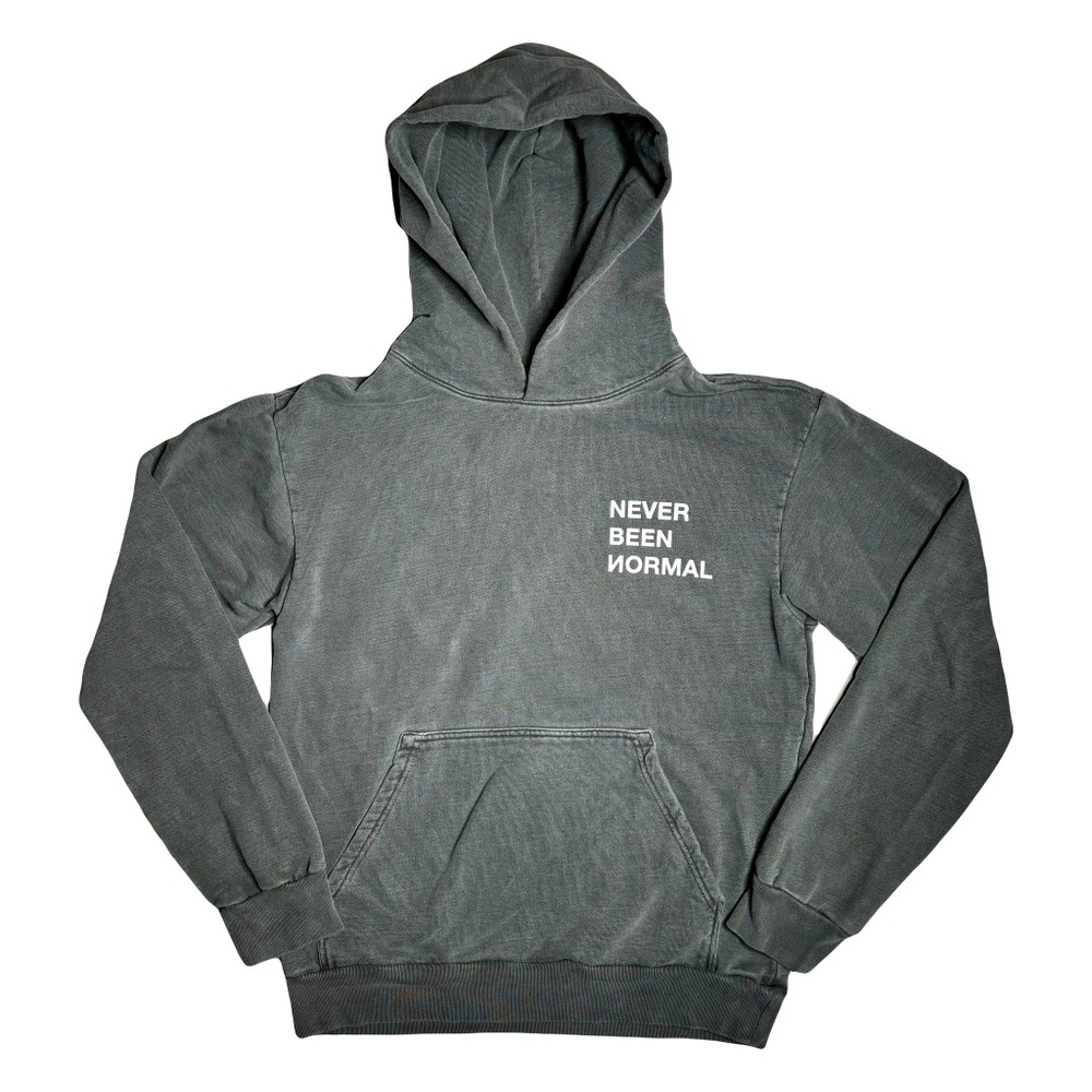 Bananas Monkey Never Been Normal Hoodie Gray Pullover